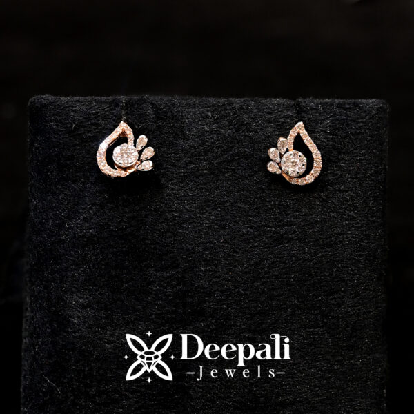 Diamond Stud Earrings | 14K Gold Earrings | Daily Wear Diamond Studs | Smart Studs by Deepali Jewels | Certified Diamond Earrings | Real Gold Studs | Minimalist Diamond Jewellery | BIS Hallmarked Earrings | Everyday Gold Earrings | Gift for Women